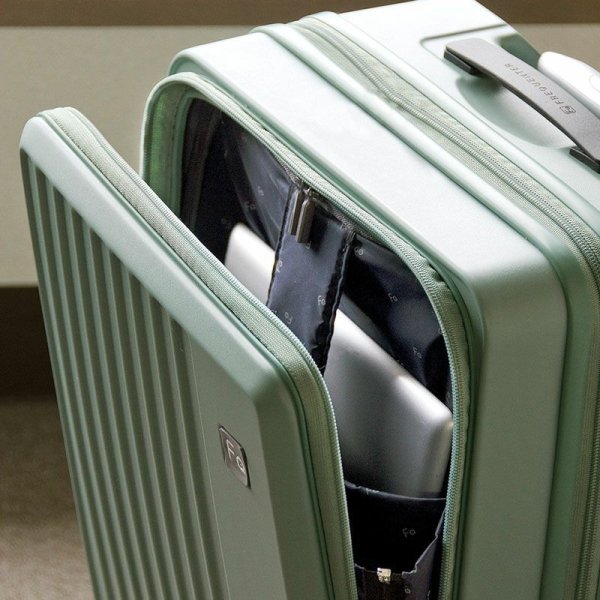 スーツケーストラベルケース軽量48cms32リッター消音静かフロントポケットブランドFREQUENTERキャリーケースNo:1-2544輪縦型旅行キャリーケースエンドー鞄製