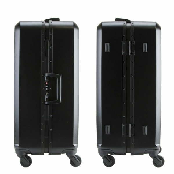 画像15: スーツケース フレーム型 簡単開閉 トラベルケース 軽量 60cm L TSA ダイヤル式ロック 65リッター 消音 静か ブランド FREQUENTER キャリーケース 1-530 4輪 縦型 旅行鞄 エンドー鞄 (15)