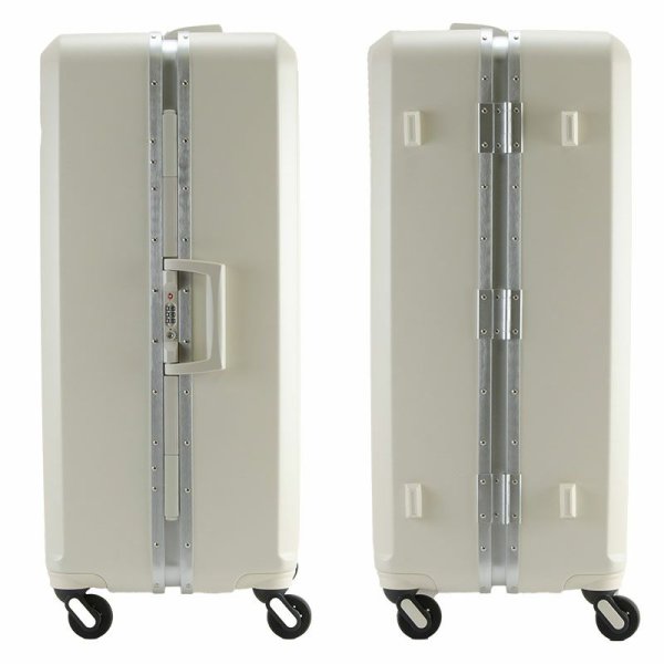 画像16: スーツケース フレーム型 簡単開閉 トラベルケース 軽量 67cm L TSA ダイヤル式ロック 90リッター 消音 静か ブランド FREQUENTER キャリーケース 1-531 4輪 縦型 旅行鞄 エンドー鞄 (16)