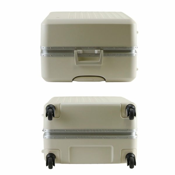 画像17: スーツケース フレーム型 簡単開閉 トラベルケース 軽量 67cm L TSA ダイヤル式ロック 90リッター 消音 静か ブランド FREQUENTER キャリーケース 1-531 4輪 縦型 旅行鞄 エンドー鞄 (17)