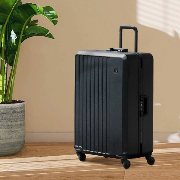 画像4: スーツケース フレーム型 簡単開閉 トラベルケース 軽量 67cm L TSA ダイヤル式ロック 90リッター 消音 静か ブランド FREQUENTER キャリーケース 1-531 4輪 縦型 旅行鞄 エンドー鞄 (4)