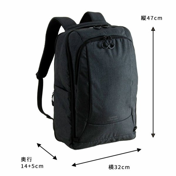 画像20: デイバッグ リュックサック バックパック Ｄ－パック モバイルPAD ノートPC対応 マチ幅拡張 ブランド Spasso スパッソ 1-560 キャリーオン対応 トラベルリュック 旅行 通勤 通学 大容量 エンドー鞄 (20)