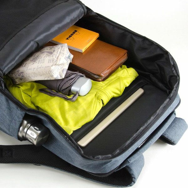 画像7: デイバッグ リュックサック バックパック Ｄ－パック モバイルPAD ノートPC対応 マチ幅拡張 ブランド Spasso スパッソ 1-560 キャリーオン対応 トラベルリュック 旅行 通勤 通学 大容量 エンドー鞄 (7)