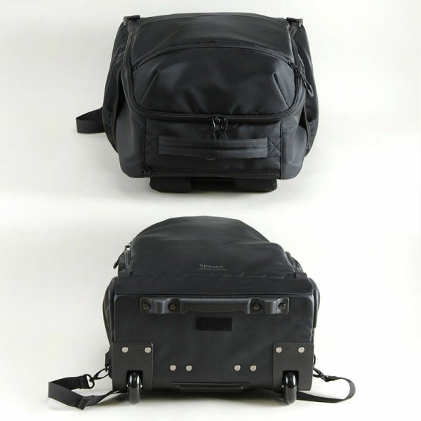 画像14: キャリーバッグ リュックキャリー デイパック キャスター付き バックパック ブランド Spasso スパッソ 1-561 3WAY トラベルバッグ 旅行 出張 修学旅行 中学生 高校生 大容量 エンドー鞄 (14)