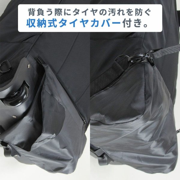 画像4: キャリーバッグ リュックキャリー デイパック キャスター付き バックパック ブランド Spasso スパッソ 1-561 3WAY トラベルバッグ 旅行 出張 修学旅行 中学生 高校生 大容量 エンドー鞄 (4)