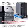 画像5: スーツケース キャリーケース トラベルケース 52cm S ブランド FREQUENTER フリクエンター 1-730 4輪 コンテナ 縦型 エクスパンド機能 旅行カバン (5)