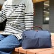 画像2: ダレスバッグ ポーチ ミニボストン ショルダーバッグ メンズ レディース アンティーク調 日本 豊岡製鞄 A5ファイル対応 ブランド 鞄の國 10456 横型 キャンバス 個性的 おしゃれ お散歩 お出掛け 冠婚葬祭 鞄倶楽部 (2)