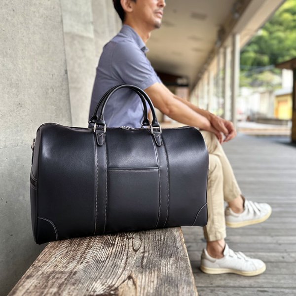 画像3: ボストンバッグ 旅行カバン 2way メンズ レディース ブランド CRADLE RIVER 10458 2泊 3泊 出張 ビジネス トラベル レジャー 日帰り旅行 鞄倶楽部 (3)