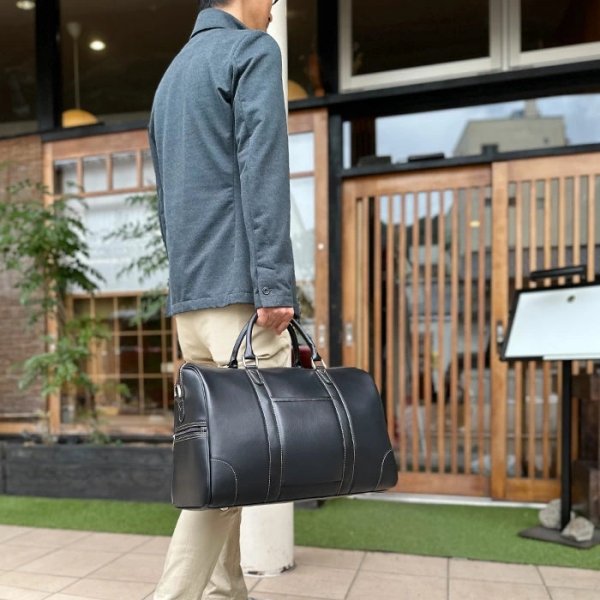 画像2: ボストンバッグ 旅行カバン 2way メンズ レディース ブランド CRADLE RIVER 10459 1泊 2泊 出張 ゴルフ ビジネス ジム レジャー 日帰り旅行 鞄倶楽部 (2)