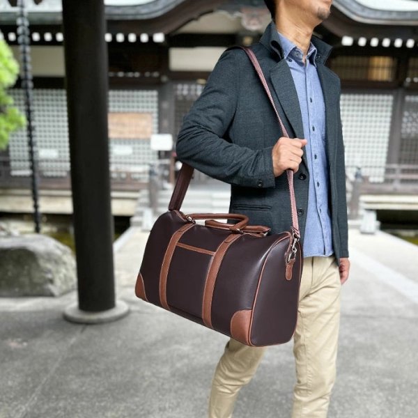 画像3: ボストンバッグ 旅行カバン 2way メンズ レディース ブランド CRADLE RIVER 10459 1泊 2泊 出張 ゴルフ ビジネス ジム レジャー 日帰り旅行 鞄倶楽部 (3)