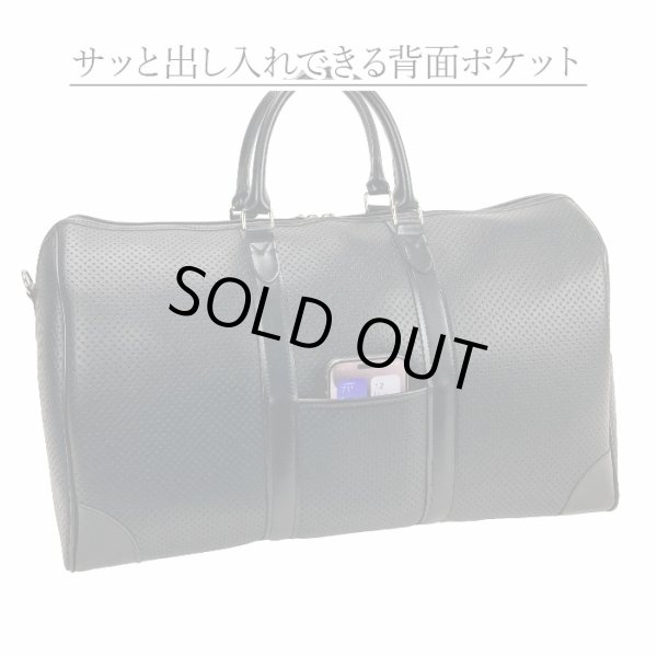 画像11: ボストンバッグ メンズ レディース トラベル 旅行 凹凸加工 レトロ 日本製 ブランド ブレリアス BRELIOUS 10461 ゴルフ 出張 鞄倶楽部 (11)