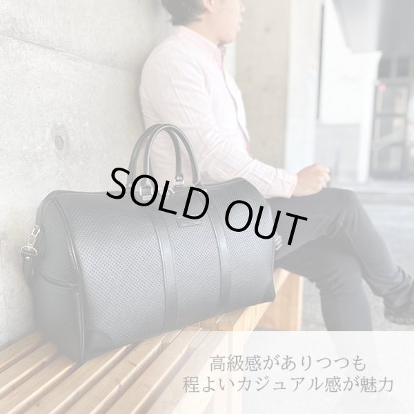 画像3: ボストンバッグ メンズ レディース トラベル 旅行 凹凸加工 レトロ 日本製 ブランド ブレリアス BRELIOUS 10461 ゴルフ 出張 鞄倶楽部 (3)