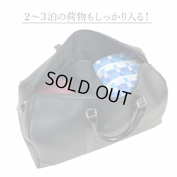 画像9: ボストンバッグ メンズ レディース トラベル 旅行 凹凸加工 レトロ 日本製 ブランド ブレリアス BRELIOUS 10461 ゴルフ 出張 鞄倶楽部 (9)