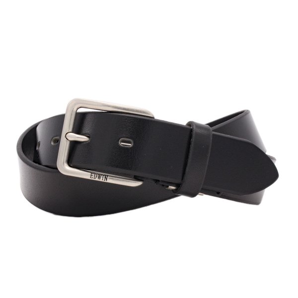 ベルト日本製ブランドEDWINエドウィンカジュアルジーンズウエスタン35mm面取り牛革レザーベルトメンズレディース無地シンプルユニセックスギフトプレゼント