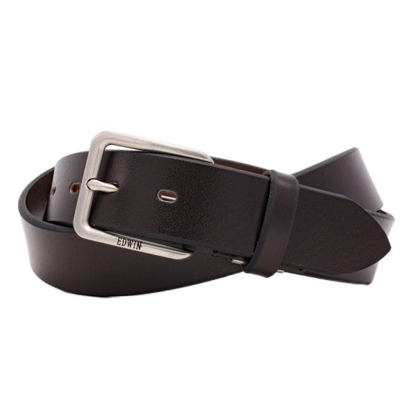 ベルト日本製ブランドEDWINエドウィンカジュアルジーンズウエスタン35mm面取り牛革レザーベルトメンズレディース無地シンプルユニセックスギフトプレゼント