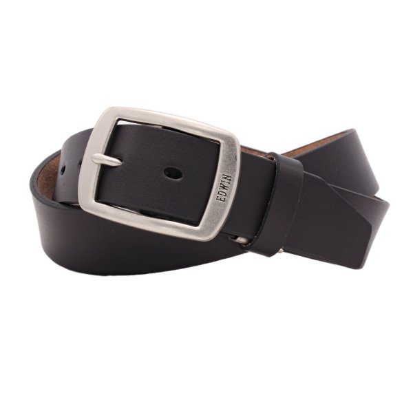 ベルト日本製ブランドEDWINエドウィンカジュアルジーンズウエスタン35mmギャリソンバックル牛革レザーベルトメンズレディース無地シンプルユニセックスギフトプレゼント