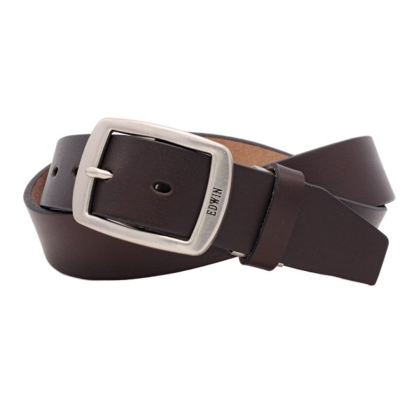ベルト日本製ブランドEDWINエドウィンカジュアルジーンズウエスタン35mmギャリソンバックル牛革レザーベルトメンズレディース無地シンプルユニセックスギフトプレゼント