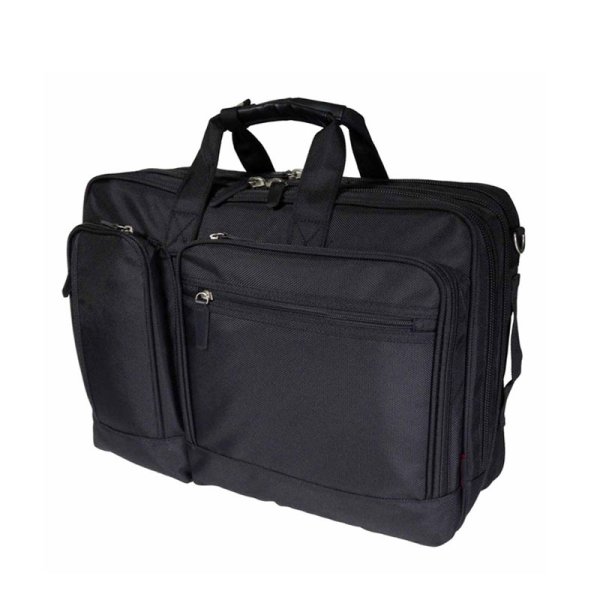 画像2: ビジネスバッグ リュック b4 a4 3Way 大容量 メンズ レディース ノートpc 対応 ブランド Captain Stag キャプテン スタッグ 1222 エキスパンダブル キャリーオン 出張対応 通勤 通学 就活 (2)