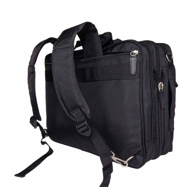 画像3: ビジネスバッグ リュック b4 a4 3Way 大容量 メンズ レディース ノートpc 対応 ブランド Captain Stag キャプテン スタッグ 1222 エキスパンダブル キャリーオン 出張対応 通勤 通学 就活 (3)