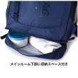 画像8: D-バッグ スクエア― リュック バックパック 21リッター 大型 大容量 ブランド CAPTAIN STAG キャプテンスタッグ 1246 タブレット＋PC収納 2ルーム 2層式 通勤 通学 遠足 スポーツ 旅行 (8)