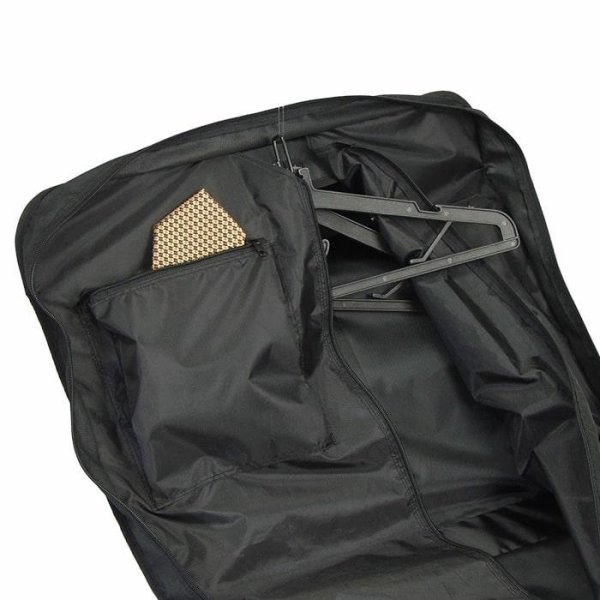 画像5: ガーメントバッグ ハンガーケース 背広入れ メンズ レディース ブランド BLAZER CLUB 13058 スーツ ドレス 持ち運び 衣類収納 ハンガー２本 冠婚葬祭 結婚式 出張 旅行 鞄倶楽部 (5)