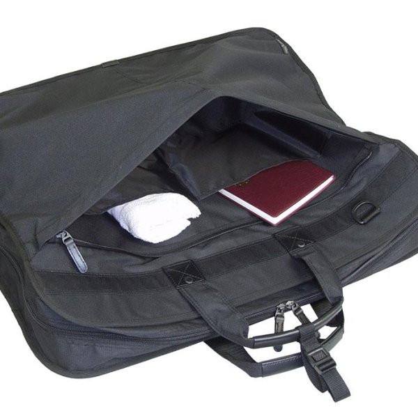 画像7: ガーメントバッグ ハンガーケース 背広入れ メンズ レディース ブランド BLAZER CLUB 13058 スーツ ドレス 持ち運び 衣類収納 ハンガー２本 冠婚葬祭 結婚式 出張 旅行 鞄倶楽部 (7)