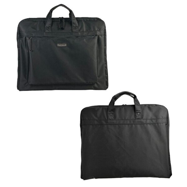 ガーメントバッグハンガーケース背広入れメンズレディース日本製豊岡製鞄ブランドPHILIPELANGLET13072スーツドレス持ち運び衣類収納ハンガー２本冠婚葬祭結婚式出張旅行