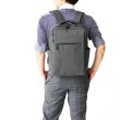 画像2: ビジネスリュック デイバッグ ビジネスバッグ ノートPC対応 B4 大容量 軽量 縦型  CAPTAIN STAG 1340 多機能 Back Pack 通勤 通学 アウトドア スポーツクラブ (2)