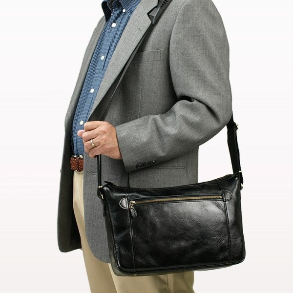 ショルダーバッグメンズ本革B5斜めがけ横型ブランドBLAZERCLUBNo:16286かっこいい牛革高級レザーショルダー日本製通勤旅行お出掛鞄倶楽部