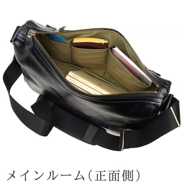 ショルダーバッグメンズ本革B5斜めがけ横型ブランドBLAZERCLUBNo:16286かっこいい牛革高級レザーショルダー日本製通勤旅行お出掛鞄倶楽部