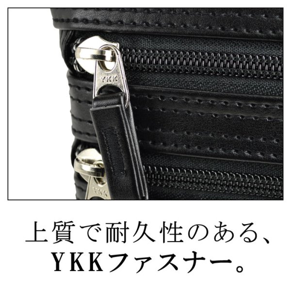 画像10: ショルダーバッグ シザーケース 薄マチ 日本製 豊岡製鞄 軽量 ブランド BRELIOUS 16447 防滴 防汚 縦型 肩掛け 旅行 お散歩 お出掛け 小物入れ 鞄倶楽部 (10)