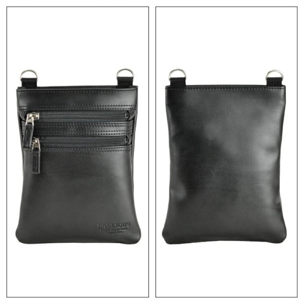 画像15: ショルダーバッグ シザーケース 薄マチ 日本製 豊岡製鞄 軽量 ブランド BRELIOUS 16447 防滴 防汚 縦型 肩掛け 旅行 お散歩 お出掛け 小物入れ 鞄倶楽部 (15)