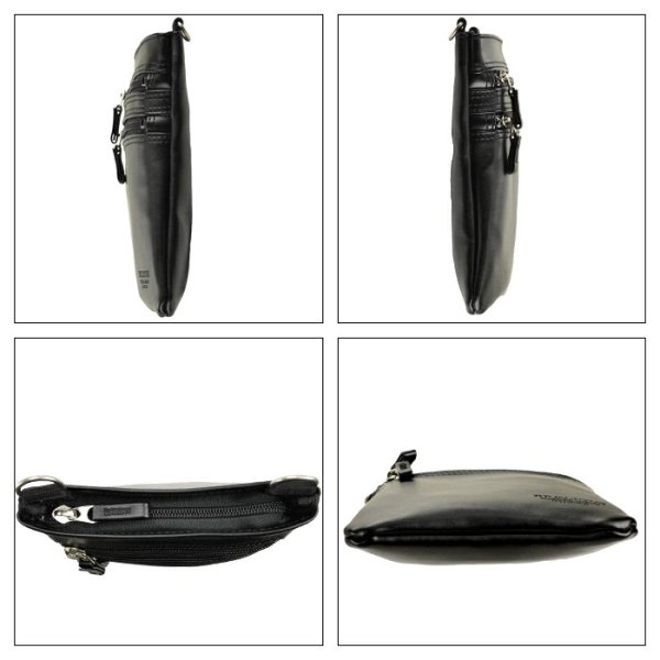 画像16: ショルダーバッグ シザーケース 薄マチ 日本製 豊岡製鞄 軽量 ブランド BRELIOUS 16447 防滴 防汚 縦型 肩掛け 旅行 お散歩 お出掛け 小物入れ 鞄倶楽部 (16)