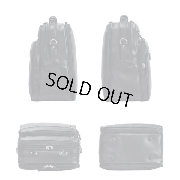 ショルダーバッグ大容量大き目フライトショルダービジネスバッグ日本製豊岡製鞄ブランドBRELIOUS16461A4ファイル対応メンズ縦型黒２層2WAYマチ広軽量通勤