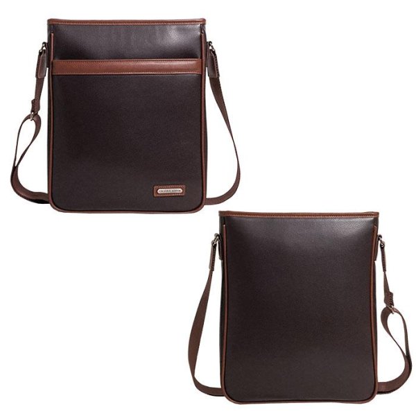 画像10: ショルダーバッグ フォーマル カジュアル メンズ ブランド CRADLE RIVER 16472 A4ファイル対応 防滴 防汚 縦型 肩掛け 旅行 お散歩 お出掛け 通勤 通学 鞄倶楽部 (10)