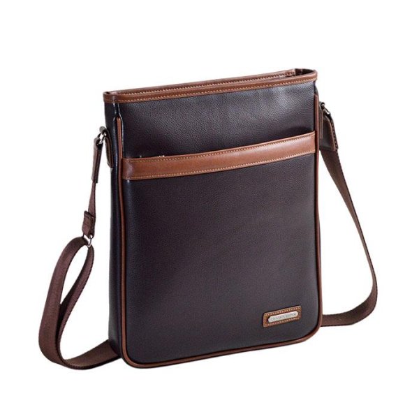 画像15: ショルダーバッグ フォーマル カジュアル メンズ ブランド CRADLE RIVER 16472 A4ファイル対応 防滴 防汚 縦型 肩掛け 旅行 お散歩 お出掛け 通勤 通学 鞄倶楽部 (15)