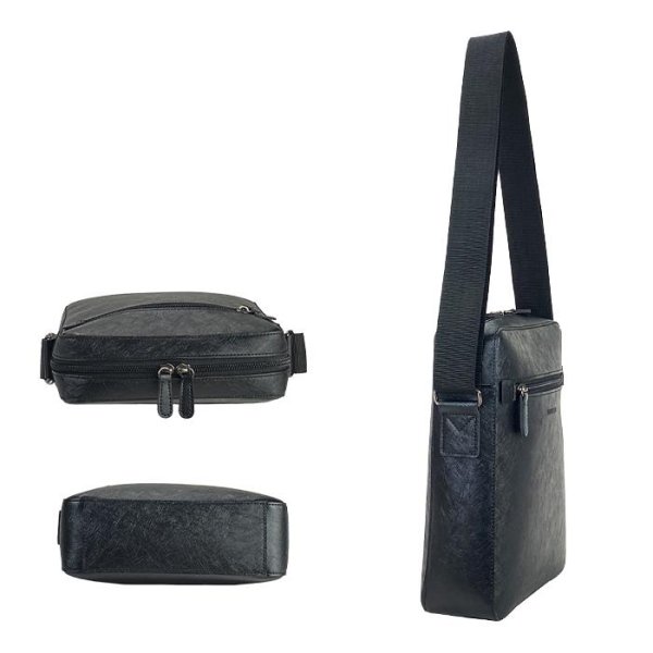 画像14: ショルダーバッグ フォーマル カジュアル 軽量 メンズ レディース ブランド HAMILTON 16476 B5対応 防滴 防汚 縦型 肩掛け 旅行 お散歩 お出掛け 通勤 鞄倶楽部 (14)