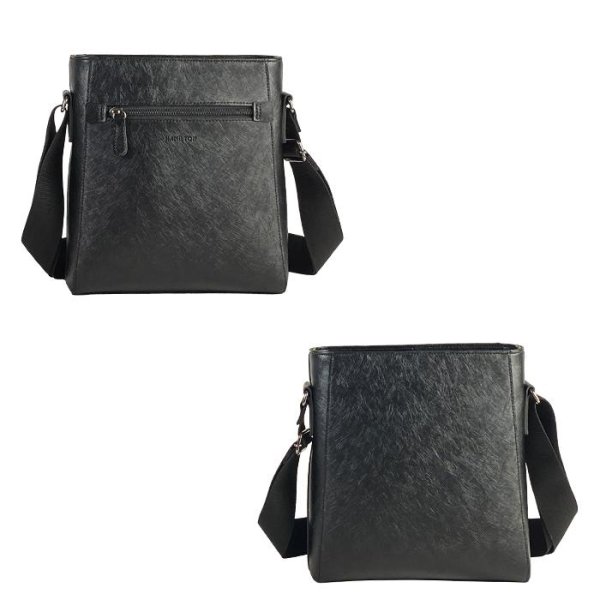 画像13: ショルダーバッグ フォーマル カジュアル 軽量 メンズ レディース ブランド HAMILTON 16477 A5対応 防滴 防汚 縦型 肩掛け 旅行 お散歩 お出掛け 通勤 鞄倶楽部 (13)