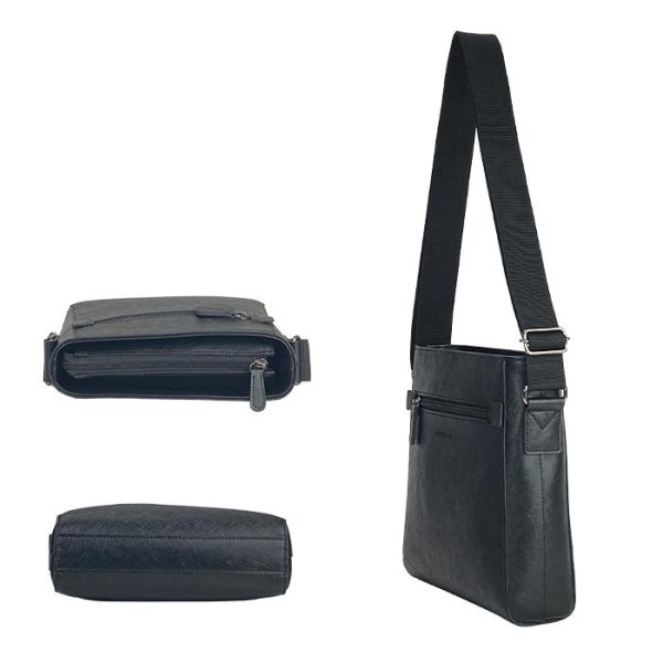 画像14: ショルダーバッグ フォーマル カジュアル 軽量 メンズ レディース ブランド HAMILTON 16477 A5対応 防滴 防汚 縦型 肩掛け 旅行 お散歩 お出掛け 通勤 鞄倶楽部 (14)