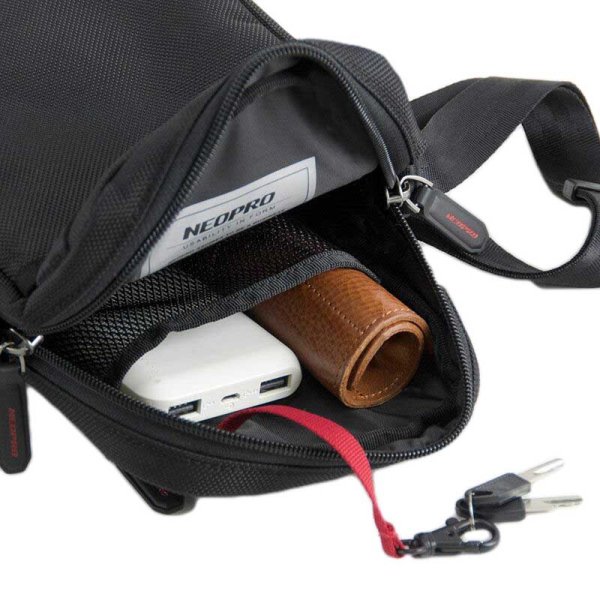 ショルダーバッグメンズレディースブランドNEOPROネオプロ2-111ループハンドルキーハーネスお出掛けお散歩縦型軽量エンドー鞄