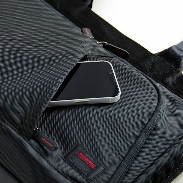 画像5: ビジネスバッグ トートバッグ ブリーフケース メンズ レディース ブランド NEOPRO RED POINT ネオプロ 2-121 使い易いトートタイプ ノートPC モバイル 対応 底マチ拡張 A4 通勤 通学 就活 エンドー鞄 (5)