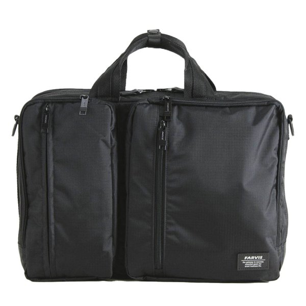 画像2: ビジネスバッグ M ブリーフケース メンズ レディース 2ルーム 撥水 多機能 ブランド FARVIS RIP ファービス リップ 3wayバック 2-197 A4 ノートPC モバイル 通勤 通学 就活 エンドー鞄 (2)
