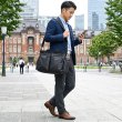 画像2: トートバッグ ビジネスバッグ 撥水 軽量 高耐久 ブリーフケース メンズ レディース ブランド FARVIS RIP ファービス 2-193 ノートPC モバイル 対応 通勤 通学 就活 エンドー鞄 (2)