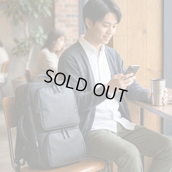 画像3: ビジネスリュック スクエアバックパック ブランド NEOPRO COMMUTE LIGHT 2-355 縦型 2Way 防滴 防汚 タブレット ノートPC 対応 ビジネスバッグ 軽量 通勤 通学 就活 エンドー鞄 (3)