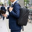 画像2: ビジネスリュック スクエアバックパック ブランド NEOPRO COMMUTE LIGHT 2-356 縦型 2Way 防滴 防汚 タブレット ノートPC 対応 ビジネスバッグ 軽量 通勤 通学 就活 エンドー鞄 (2)
