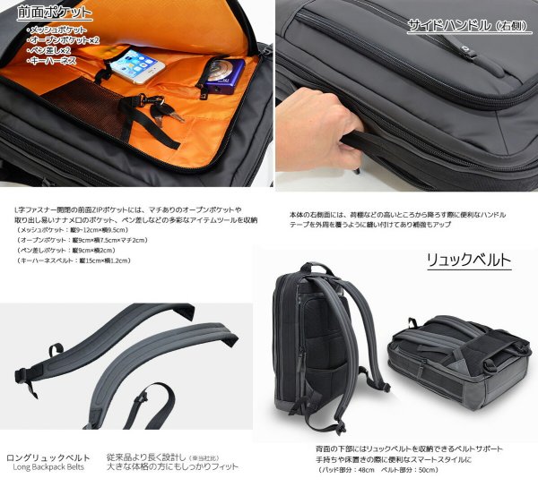 ■NEOPRONo:2-762■[ネオプロコミュートライト]■縦型2Wayビズリュック■耐久・防滴・防汚性■メンズ・レディース■A4ファイル・ノートＰＣ対応■リュックビジネスバッグ■軽量・多機能・キャリーオン機能■[エンドー鞄製]