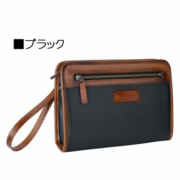 セカンドバッグメンズポーチ軽量防水素材ブランドU.Prenoma20101ユーピーレノマ日本製豊岡鞄横型おしゃれ旅行冠婚葬祭お散歩ハンドバッグサブバッグフェイクレザー合成皮革