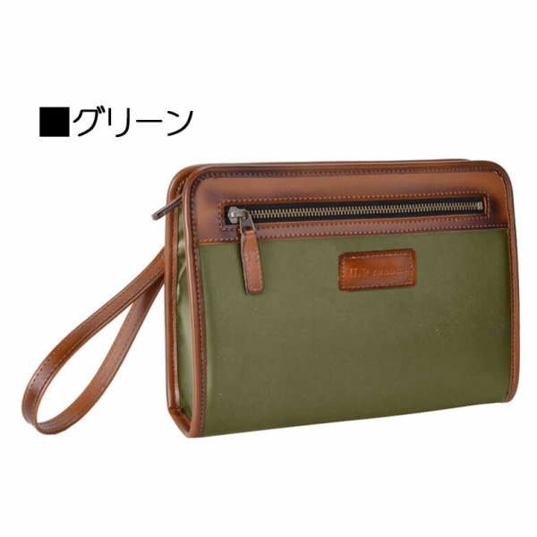 セカンドバッグメンズポーチ軽量防水素材ブランドU.Prenoma20101ユーピーレノマ日本製豊岡鞄横型おしゃれ旅行冠婚葬祭お散歩ハンドバッグサブバッグフェイクレザー合成皮革