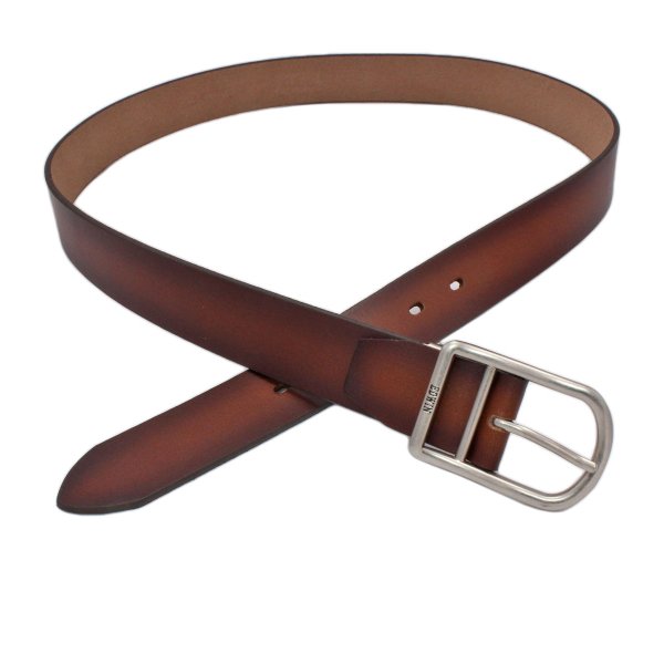 画像5: ベルト 日本製 ブランド EDWIN エドウィン カジュアル ジーンズ ウエスタン 35mm グラデーション 牛革 レザー ベルト メンズ レディース 無地 シンプル ユニセックス ギフト プレゼント (5)