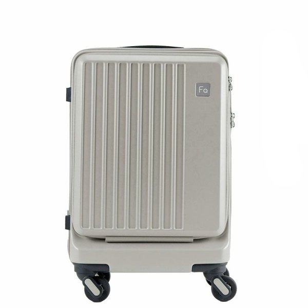 画像2: スーツケース トラベルケース 軽量 48cm s 32リッター 消音 静か フロントポケット ブランド FREQUENTER キャリーケース No:1-254 4輪 縦型 旅行 キャリーケース エンドー鞄製 (2)